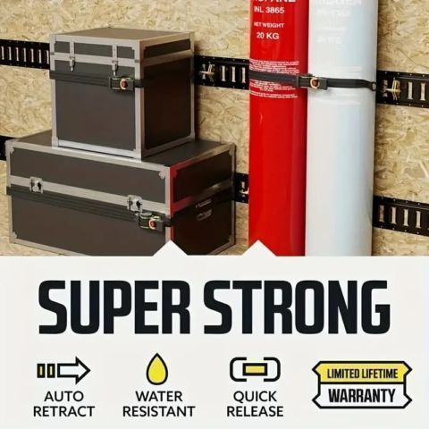 🎁 Limited Time – Upgraded 2025 Retractable Ratchet Strap (Perfect Gift for Men💙)